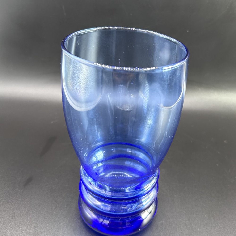 Cobalt Blue Drinking Glass Tumbler Bangles - Picture 2 of 9